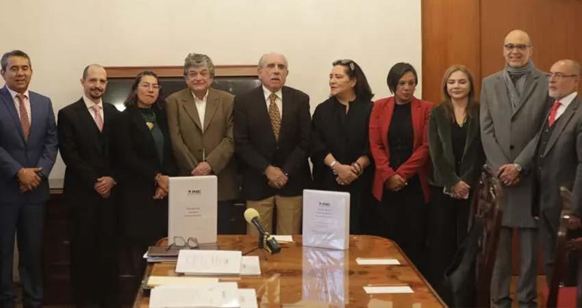 El INE entrega propuesta de reforma electoral