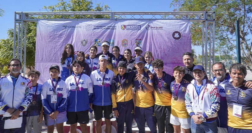 Finaliza BCS su etapa estatal de tenis de la Olimpiada Nacional 2026