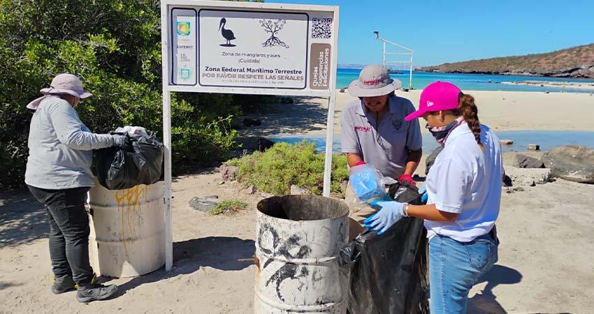 Zofemat La Paz recolectó más de 21 toneladas de residuos durante enero
