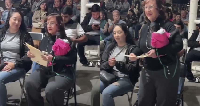 Captan a regidora con mono araña bebé; ya fue denunciada