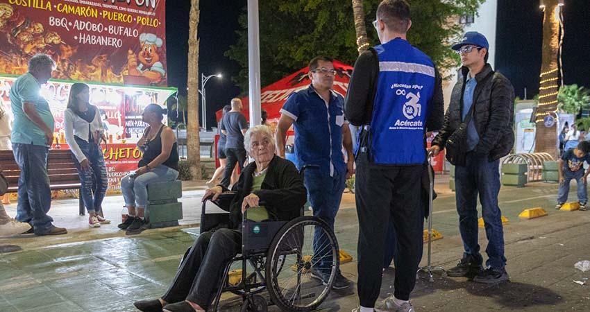 Implementa Ayuntamiento de La Paz brigada de apoyo a personas con discapacidad