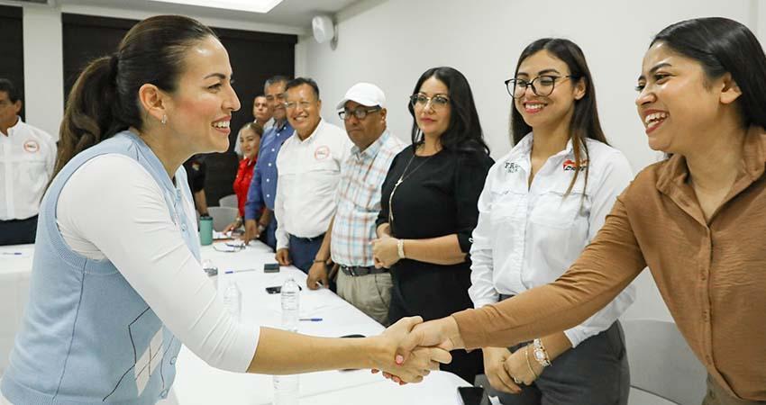 Fortalece Milena Quiroga alianza con la CROC BCS