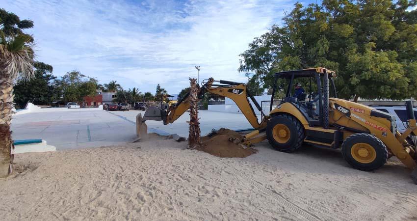 Realiza Gobierno Municipal rehabilitación de espacios públicos en El Sargento