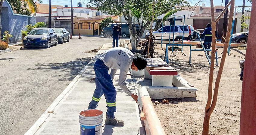 Servicios Públicos de La Paz atendió 10 parques en distintos puntos de la ciudad