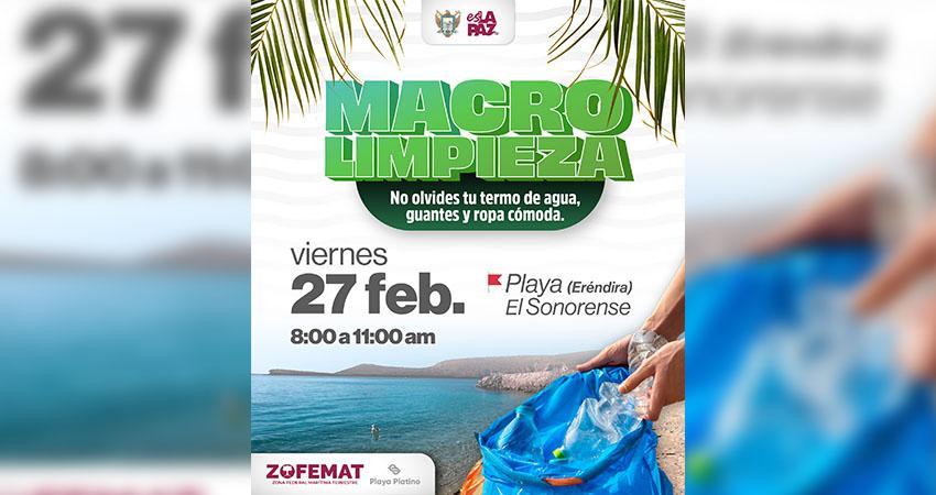 Invitan a la población una macro limpieza en playa El Sonorense