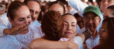 Claudia Sheinbaum respalda a Milena Quiroga en obras estratégicas que destacan en BCS