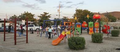 Entrega Milena Quiroga rehabilitación del Centro Impulso INVI Mezquitito