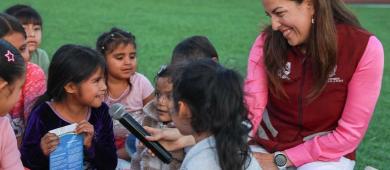 Cumple la alcaldesa de La Paz con la transformación del campo de Villas de Guadalupe