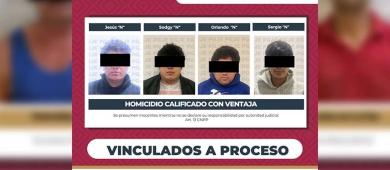Vinculan a proceso a cuatro hombres por homicidio calificado con ventaja en el pescadero en agravio de Saúl “N”
