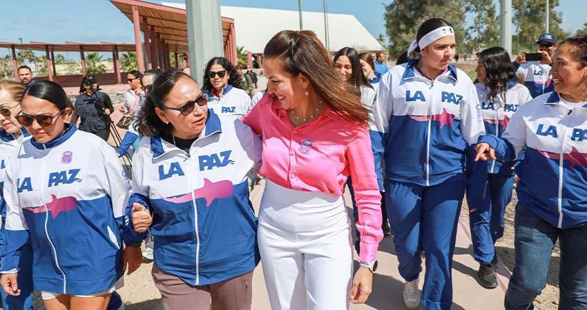 Impulsa Milena Quiroga la recuperación de 60 espacios deportivos en La Paz, beneficiando a 150 mil personas