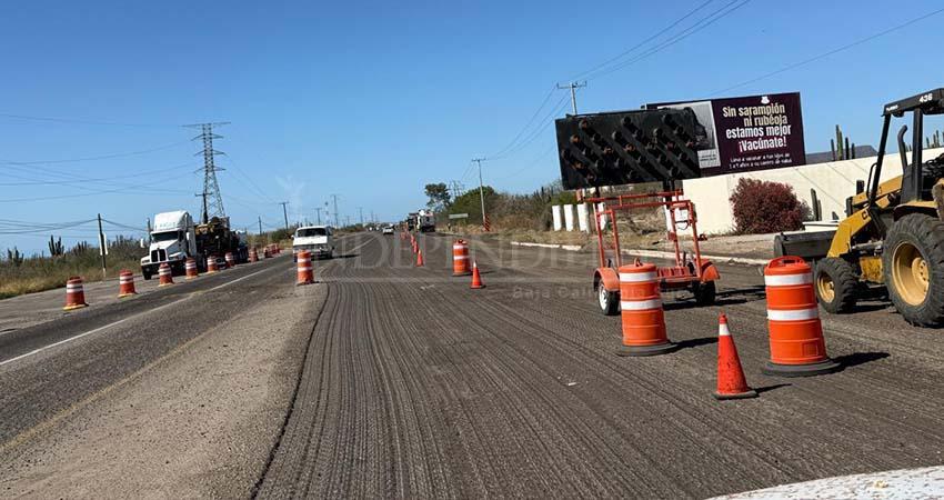 Ayuntamiento de La Paz colaborará con iluminación en la obra de la Transpeninsular a la altura de la colonia Calafia