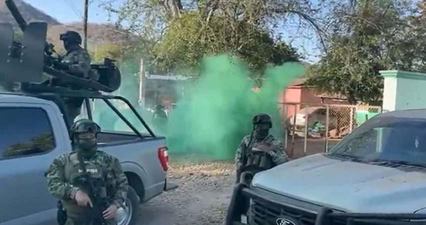 Marina detiene a miembros de Los Mayos; libera a hija de Ismael Zambada y abate a 11 delincuentes en Sinaloa