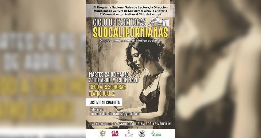 Invitan al Club de Lectura "Ciclo de Escritoras Sudcalifornianas"