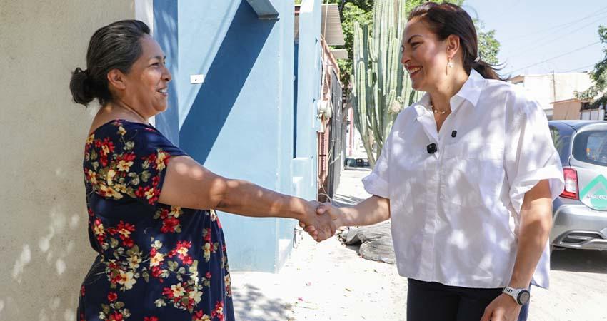 En La Paz sí hay agua: vecinos de Santa María lo confirman durante visita de Milena Quiroga