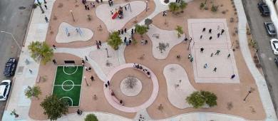 Inaugura Milena Quiroga parque para más de 2,300 familias de La Paz