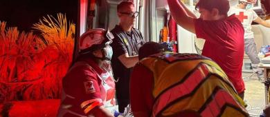 Un hombre atrapado en fosa séptica es rescatado luego de siete horas