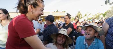 Gana terreno Milena Quiroga en Los Cabos;  planteó soluciones a la crisis del agua