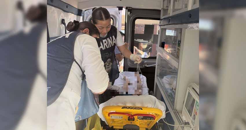 Marina rescata a menor en Playa Tecolote