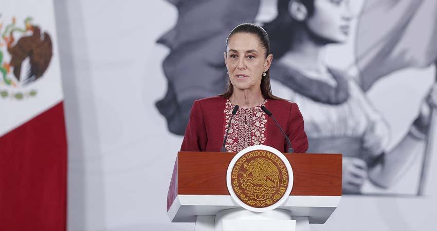 Sheinbaum minimiza el impacto de los ‘pocos’ bloqueos de transportistas y ofrece diálogo