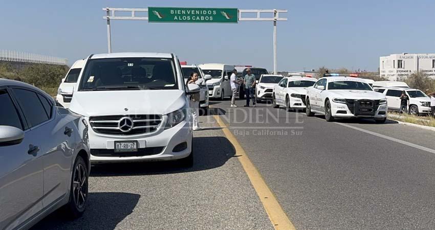 Autoridades de BCS advierten intervención de FGR ante el cierre vías federales por parte de particulares