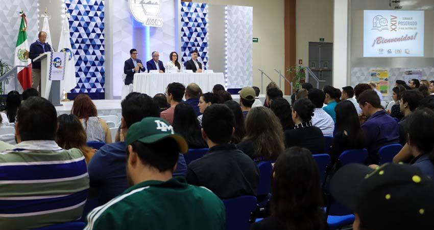 Este próximo 20 de abril inicia la Semana de Posgrado en Baja California Sur