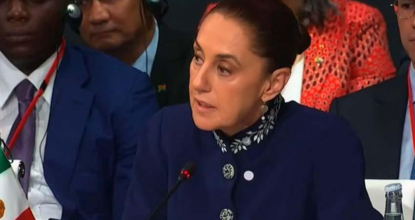 Propone Sheinbuam transformar el gasto armamentista en bienestar ambiental