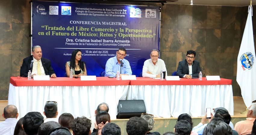 Analizan en la UABCS los retos y oportunidades del T-MEC en el contexto internacional