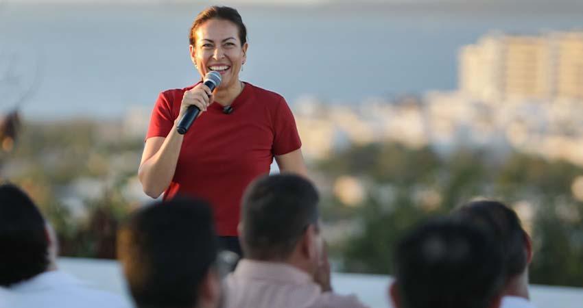 Encabeza Milena Quiroga el Dia del Pueblo en la colonia de la Cruz “En La Paz se gobierna escuchando a las personas”