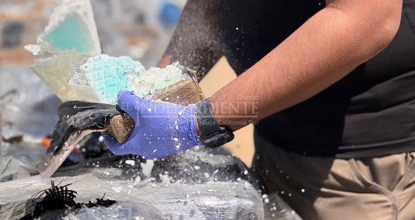 Destruyen 4.5 toneladas de cocaína en Los Cabos; equivalen a 9 millones de dosis
