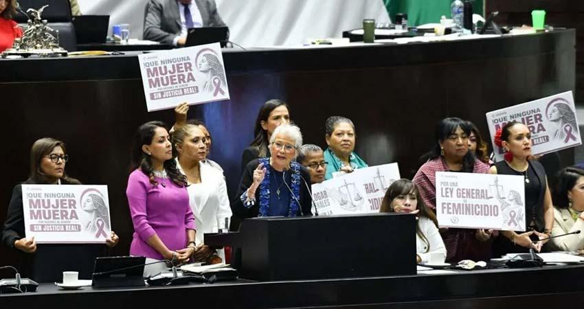 Diputados declaran constitucional reforma para expedir ley sobre feminicidio