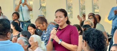 Milena Quiroga vuelve a reunirse con madres de familia en Los Cabos; refrenda su compromiso de apoyarlas