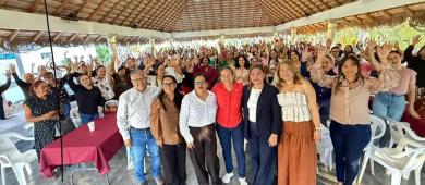 Desde Comondú Milena Quiroga a hacer política desde la cercanía de la gente