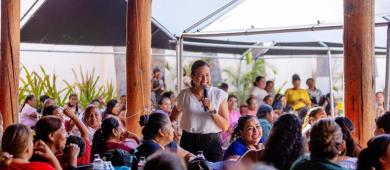 Mas de 8 mil personas participaron en la gira estatal de Milena Quiroga durante el mes de las madres