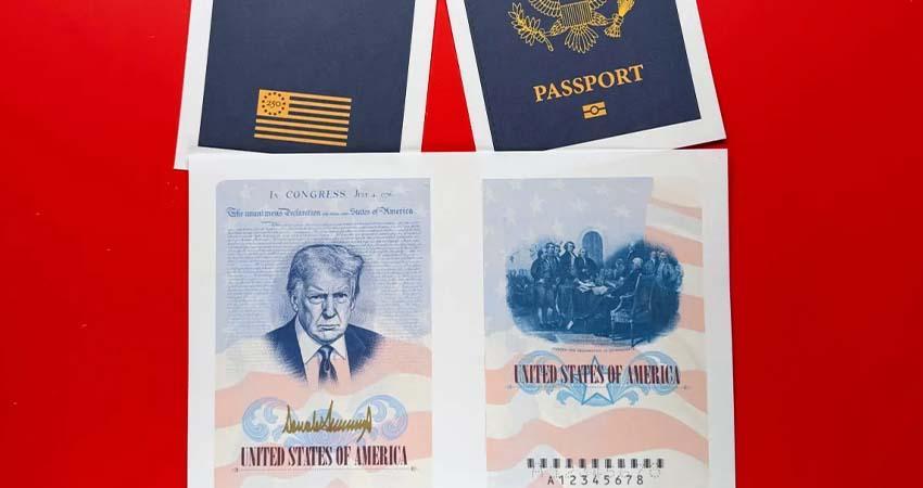 La obsesión de Trump por su imagen: en billetes, monedas, instituciones y hasta pasaportes