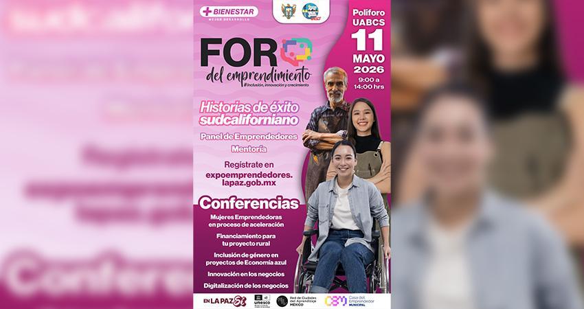 Convoca el Ayuntamiento de La Paz, al Foro del Emprendimiento 2026