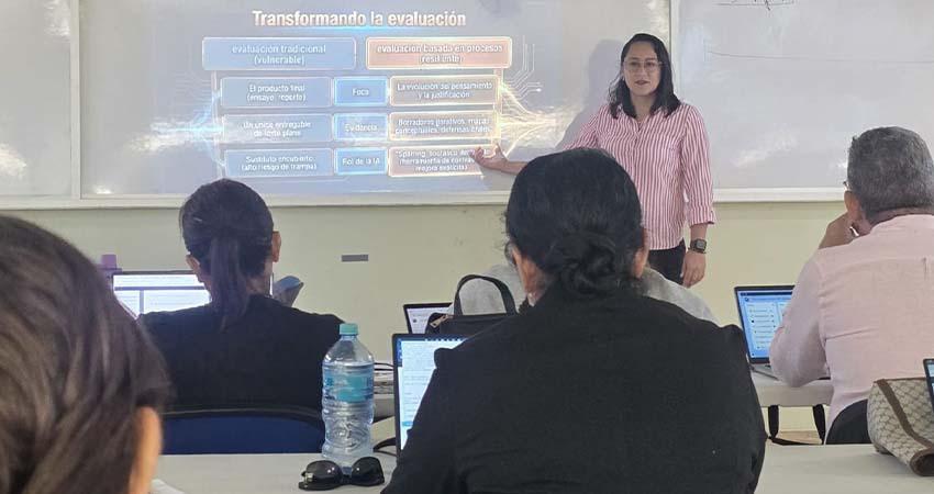 Capacitan a personal docente de UABCS Los Cabos sobre el uso de la IA