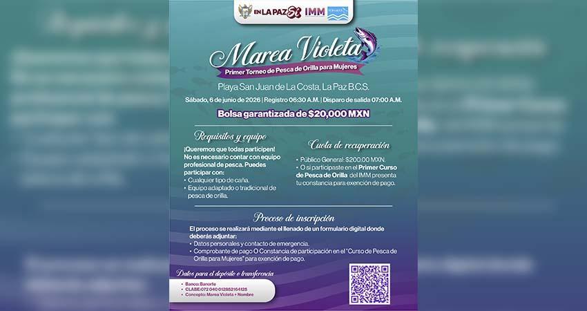 Impulsa gobierno de Milena Quiroga 1er torneo de pesca de orilla para mujeres