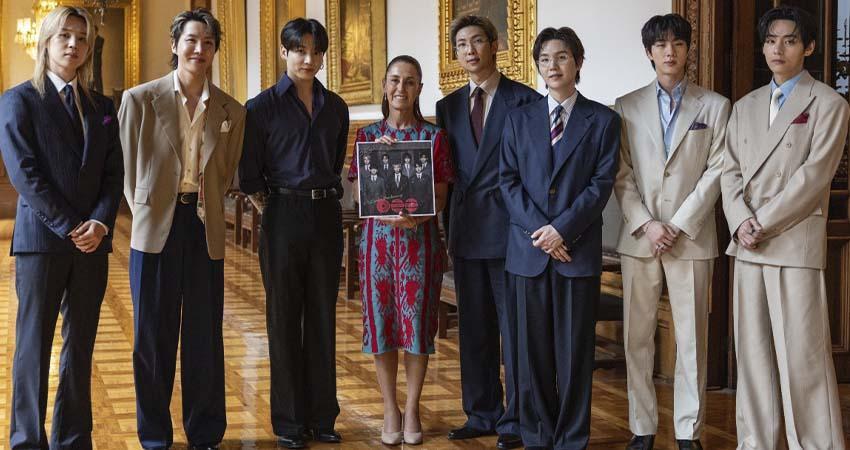 Sheinbaum y Corea del Sur acuerdan promover lazos tras los conciertos de BTS