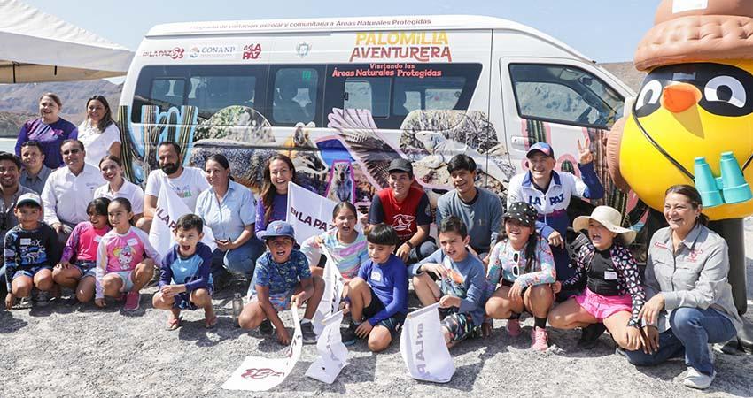 Milena Quiroga inaugura “Palomilla aventurera” para la protección de nuestras áreas naturales