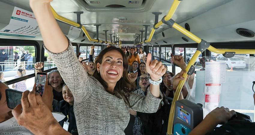 Tiburón Urbano es un referente de modernización y movilidad en BCS: Milena Quiroga