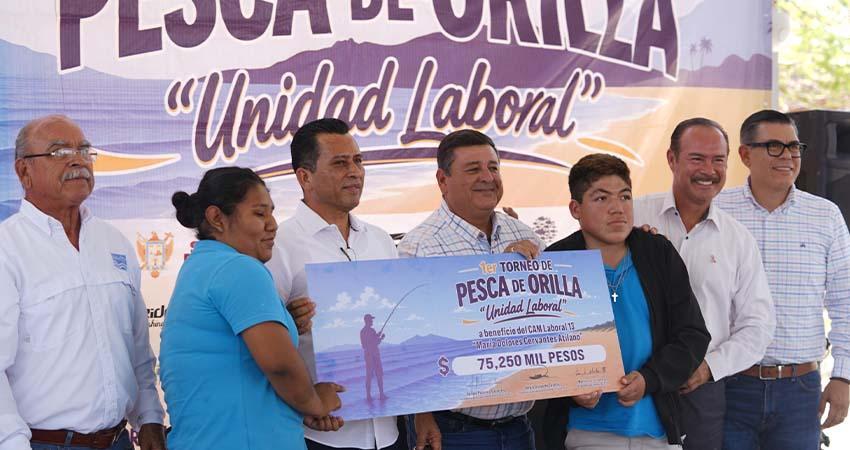 Entrega XVII Legislatura fondos recaudados de torneo de pesca