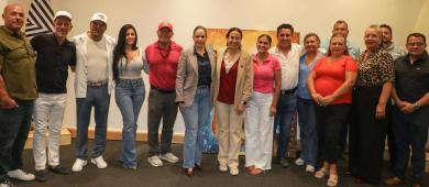 Milena Quiroga y Gaby Montoya se reúnen con empresarios de Los Cabos; plantean fortalecer seguridad e imagen a turística