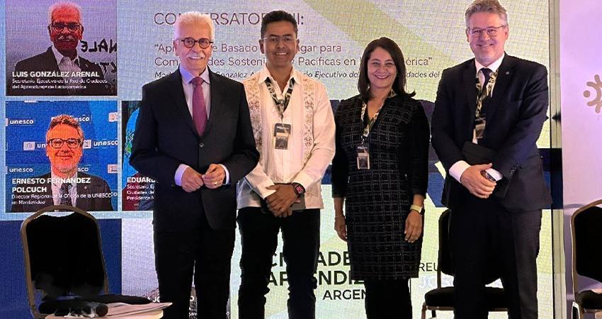 La Paz estuvo presente en el Encuentro Anual de Ciudades del Aprendizaje de la UNESCO en Argentina