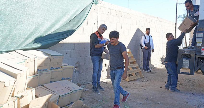 Verifica COEPRIS manejo final de insumos para diálisis abandonados en La Paz