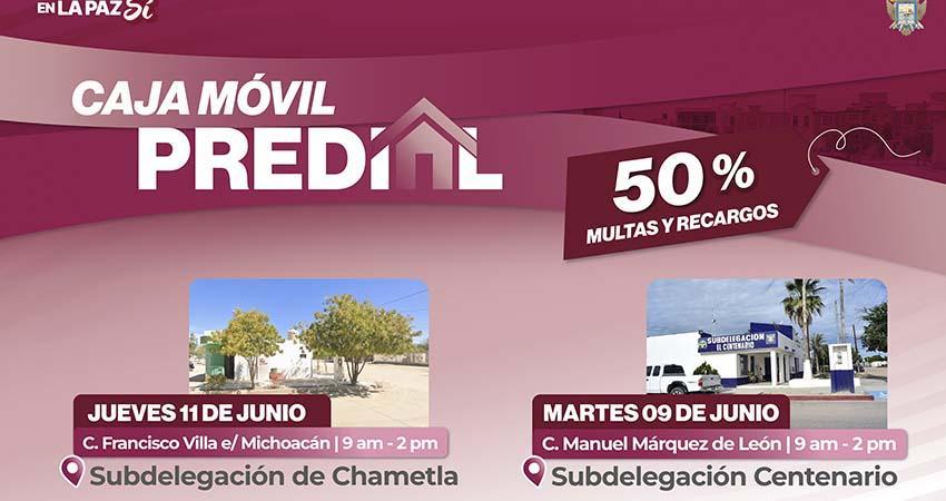 Acerca Ayuntamiento de La Paz facilidades para el pago del predial con cajas móviles