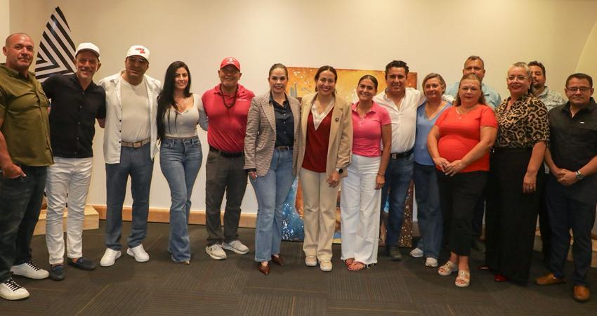 Milena Quiroga y Gaby Montoya se reúnen con empresarios de Los Cabos; plantean fortalecer seguridad e imagen a turística