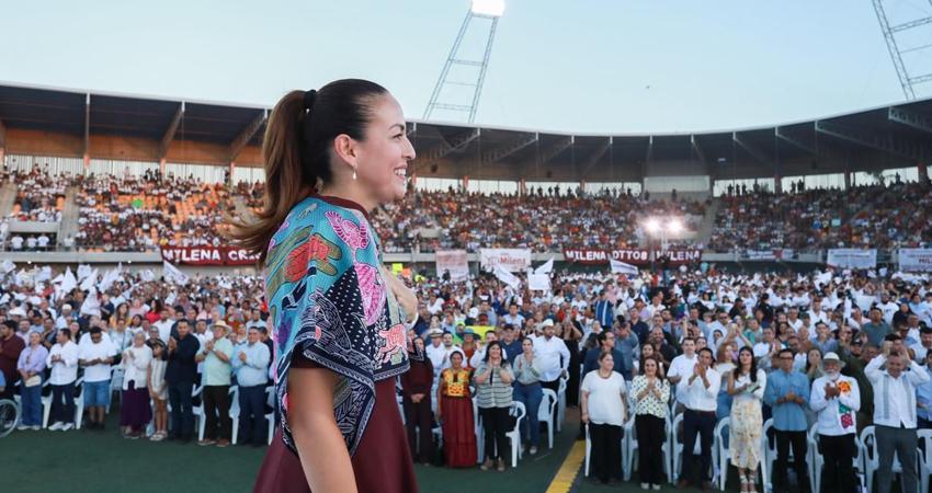 Más de 10 mil personas brindaron apoyo a Milena Quiroga para la gubernatura de BCS