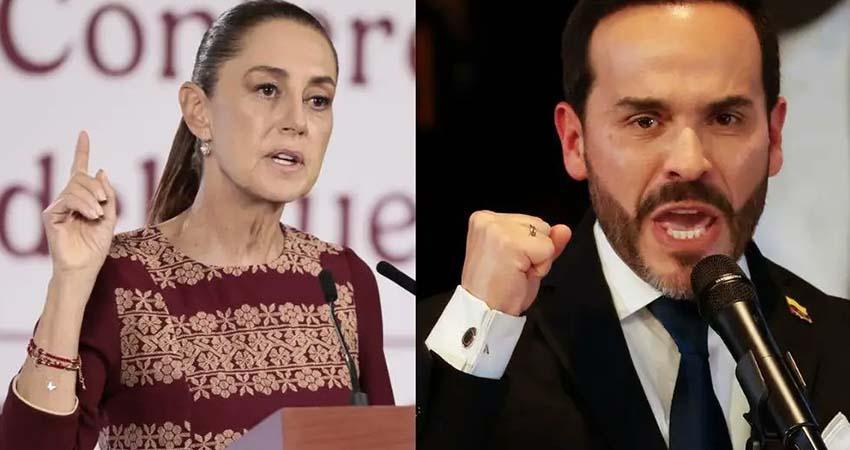 Sheinbaum pide a De la Espriella ‘encargarse de su parte’ en la lucha contra el narcotráfico