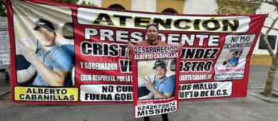 Madre del desaparecido Alberto Cabanillas acusas a las autoridades de abandono del caso