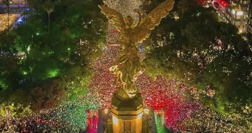 Pese a la muerte de 4 personas, los festejos en el Ángel de la Independencia continuarán